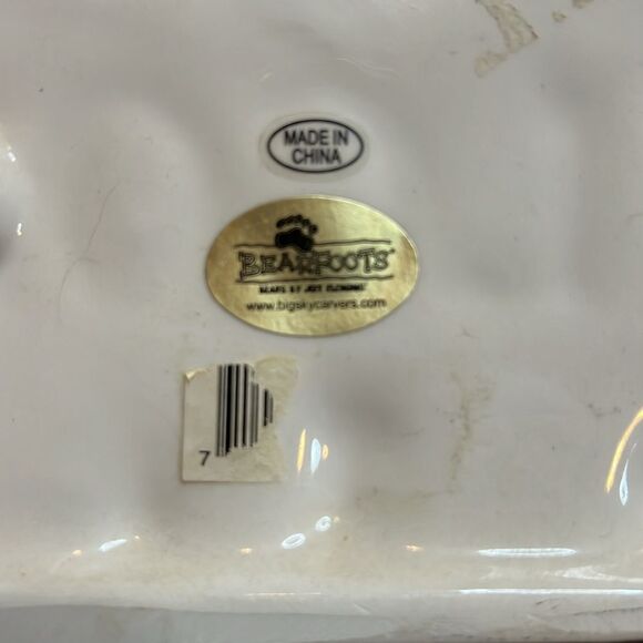 Bear Foots Ceramic Welcome Bear Sign - Picture 3 of 7